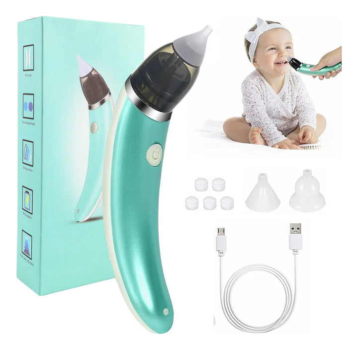 Aspirador Nasal Para Bebes, Sacamocos, Extractor Electrico Negro