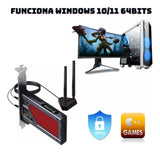 Adaptador Pcie Wi-fi 6e Bluetooth 5.3 Tribanda Rgb Fenvi