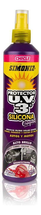 Silicona Protectora Uv3 Simoniz Chicle 300ml Blanco