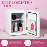 Paris Hilton Mini Nevera Led Espejo Belleza Calor Frío