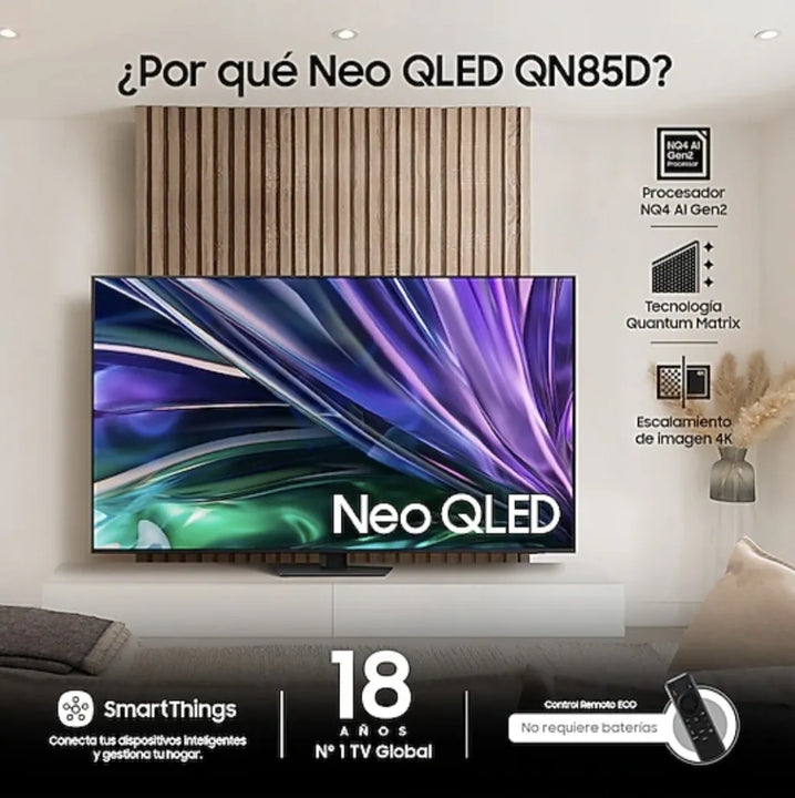 Tv Samsung Smart 85 Neo Qled 4k Qn85d