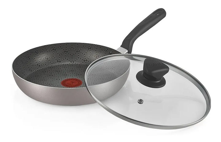Sarten Imusa Antiadherente Triforce 18cm Con Tapa Color Gris