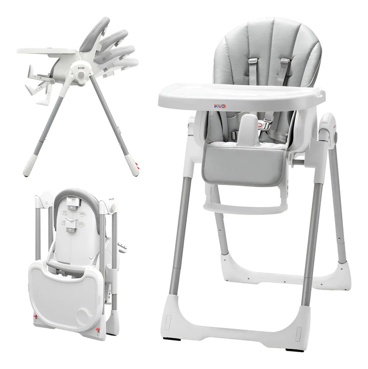 Silla Alta Plegable 3 En 1 Para Bebé Con Bandeja Extraíble
