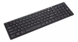 Combo Teclado Numérico Y Mouse Óptico K-06 Inalámbrico Usb Teclado Negro
