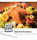 Termometro Digital Horno Cocina Acero Inoxidable Sonda