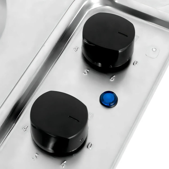 Estufa Sp 5002 Inox Challenger 43.5x35 Cm Electrica Color Plateado