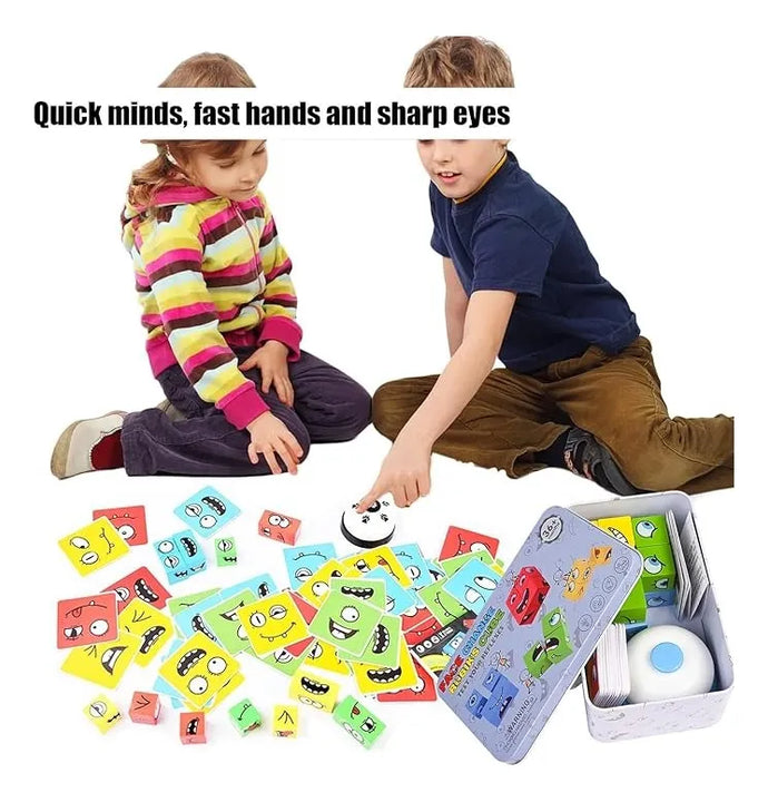 Cubos Rubik´s Caritas -juego De Mesa-rompecabezas De Madera