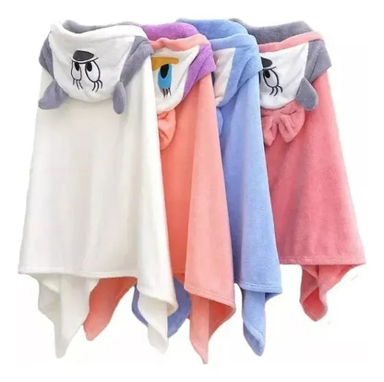 Toalla Capucha Niños Bebes Infantil Diseños Microfibra Viaje Rosa Toalla Infantil Baño Microfibra Aseo Natacion