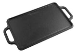 Plancha Para Asar De Hierro Fundido 33 X 21cm 32425 Color Negro