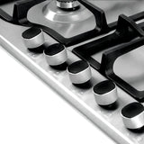 Estufa Acero A Gas 5 Puestos - Ref. Si 6951 Ei- Challenger