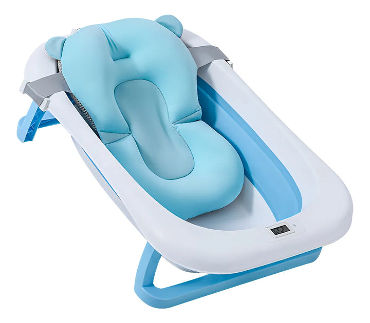 Tina Bañera Plegable Para Bebé Color Azul Tina Bañera Plegab Tina Bañera Plegable Para Bebé