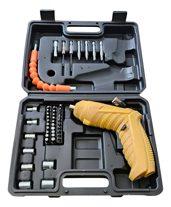 Destornillador Inalámbrico Amarillo Desarmador 6v - Amarillo