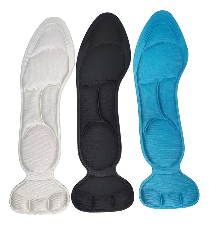 2 Pares Plantillas Antideslizantes Cómodas Espuma Zapatos - Diseño