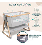 Moisés Air Para Bebé Plegable Con Colchón 0-6 Meses Plateado