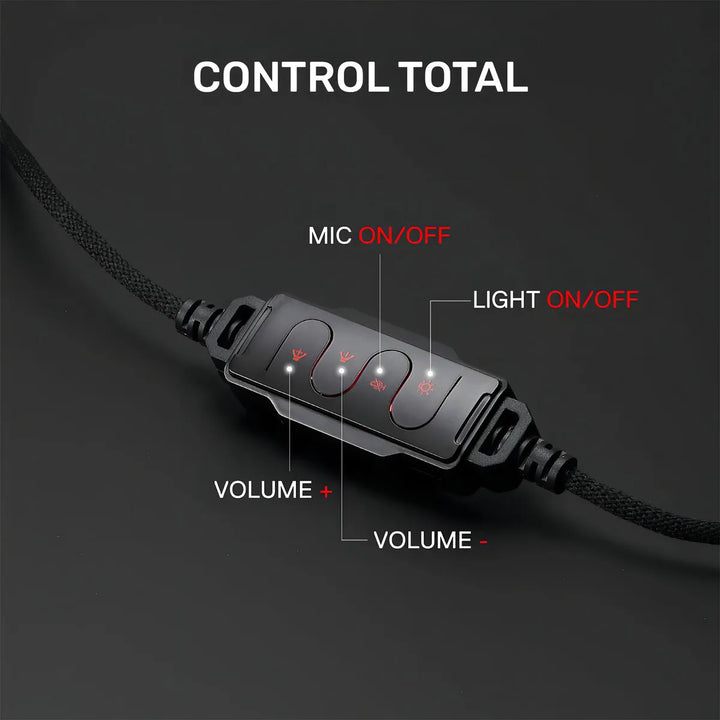 Audifonos Gamer Redragon Cybill H312 Negro Usb, Rgb, 7.1