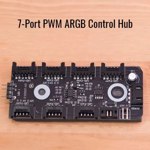 Gabinete Atx Gamer Aerocool Dryft Cubo 6 Ventiladores Argb