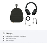 Audífonos Sony Bluetooth Noise Cancelling | Wh-1000xm5 Color Negro
