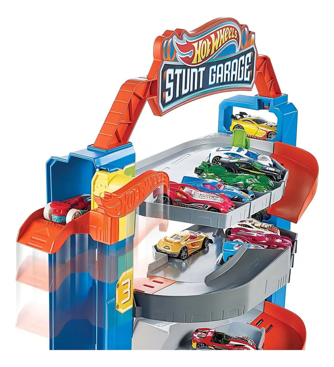 Hot Wheels City Stunt Garage Pista De Juguete
