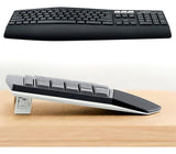 Kit de teclado y mouse inalámbrico Logitech MK850 Español Latinoamérica de color negro