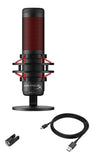 Micrófono HyperX Quadcast 4P5P6AA Condensador Bidireccional color negroS