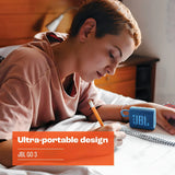 Altavoz Portátil Jbl Go 3 Eco Bluetooth Impermeable, 5 Horas Color Gris