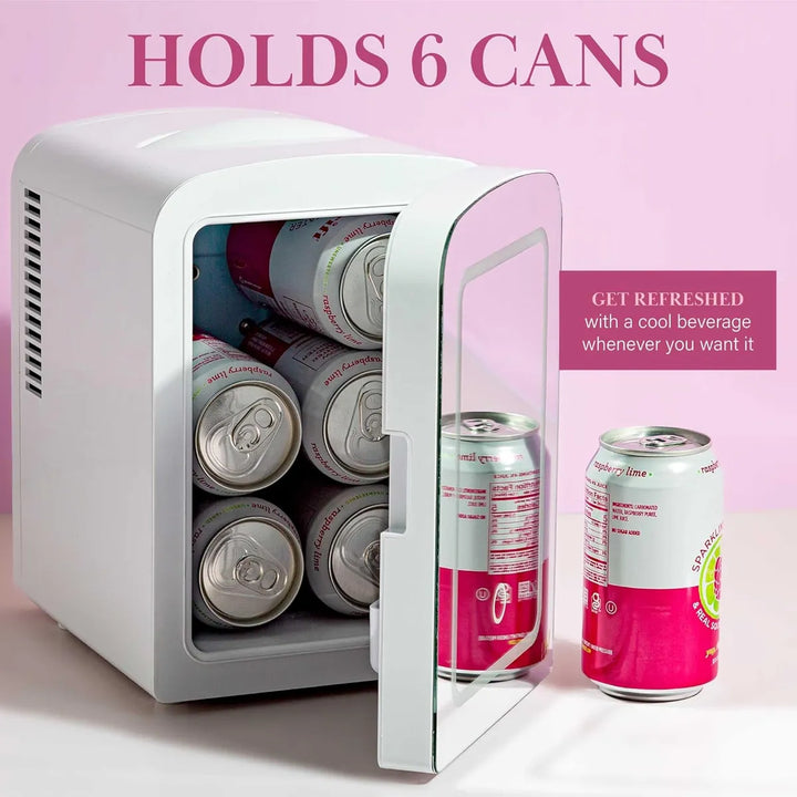 Paris Hilton Mini Nevera Led Espejo Belleza Calor Frío