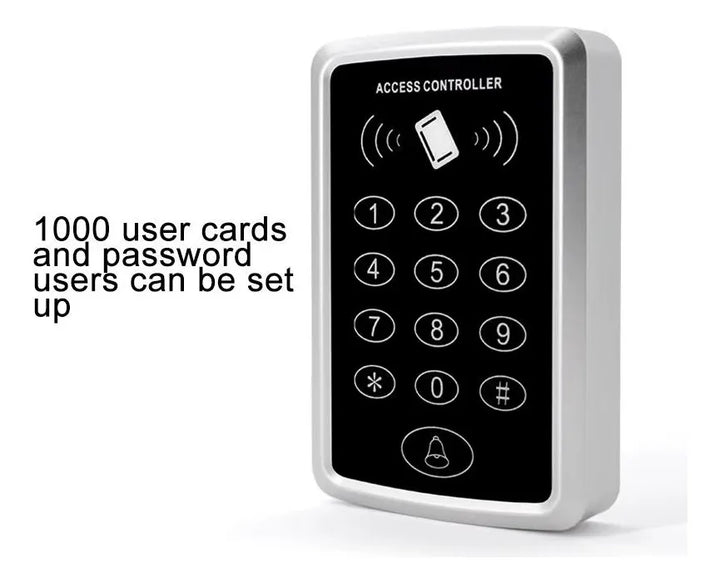 Control De Acceso Lector Tarjetas Rfid 125khz 1000 Usuarios