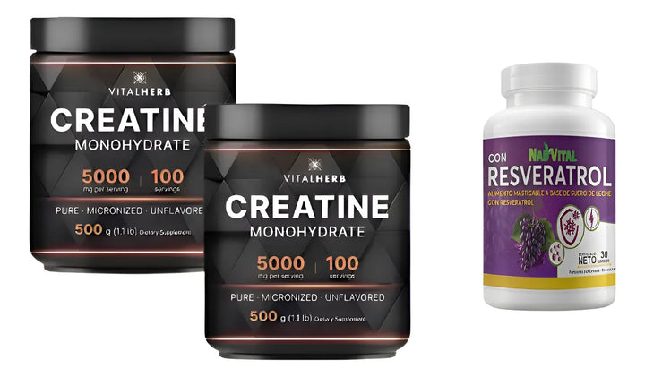 Creatina Monohidrate X2 Regalo Sin Sabor