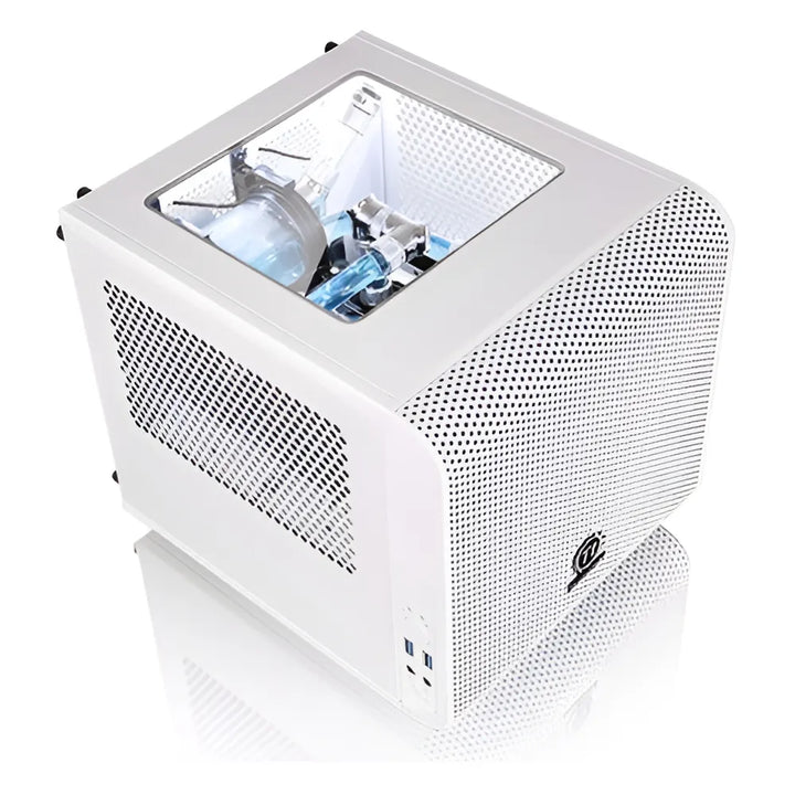 Funda para nieve Gamer Tt Core V1, totalmente blanca, Win/Thermaltake