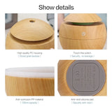 Humidificador Ultrasónico Qatar Shop 3237 Madera Clara Con Difusor Aromático