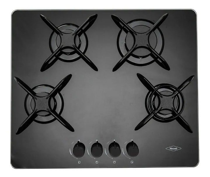 Estufa De Empotrar Haceb 9000745 Cristal 60x50 Cm Gas Natural