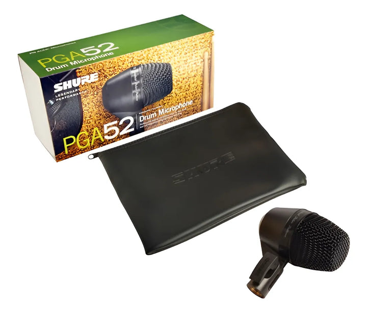 Micrófono Para Bombo Shure Pga52-lc Color Negro