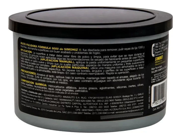 Pasta Pulidora Rubbing Quita Rayones Manchas Pulimento Pintu