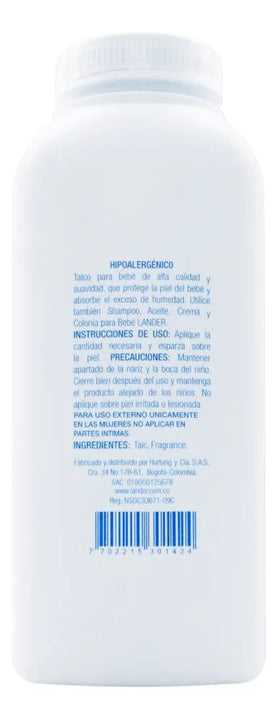 Talco Para Bebés Recién Nacidos 200 G