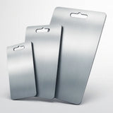 Set X3 Tabla De Picar Para Cocina En Acero Inoxidable 304 Plateado