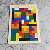 Cubeta Toys Tetris Juego Mesa Didactico Rompecabezas En Madera 40 Piezas