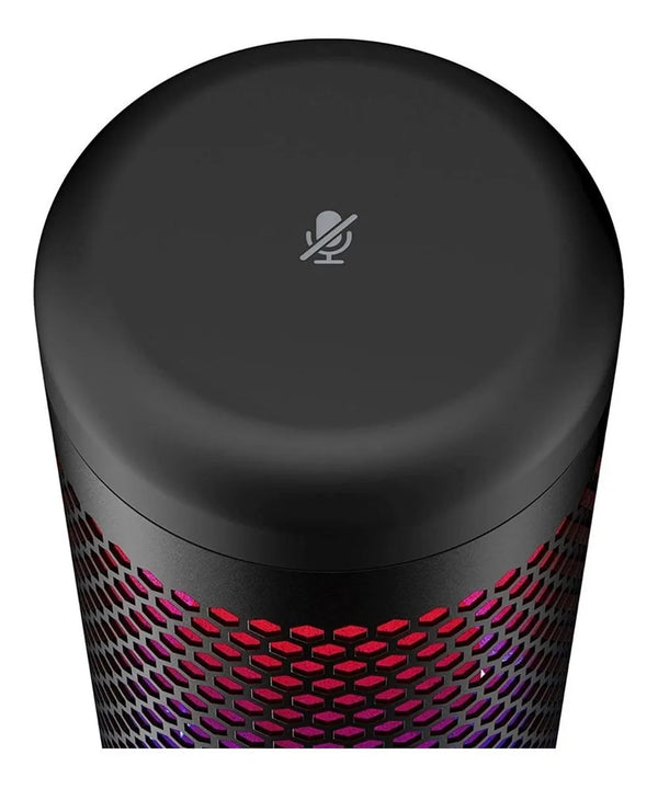 Micrófono HyperX Quadcast QuadCast S Condensador Omnidireccional color blackS