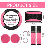 Juego De 17 Piezas De Accesorios De Automvil Brillantes Para