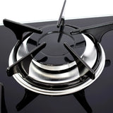 Estufa De Empotrar Vidrio Templado Negro Gas Propano 5890