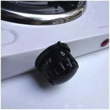 Estufa Eléctrica 2 Puestos 2 Fogones 5 Niveles Gris