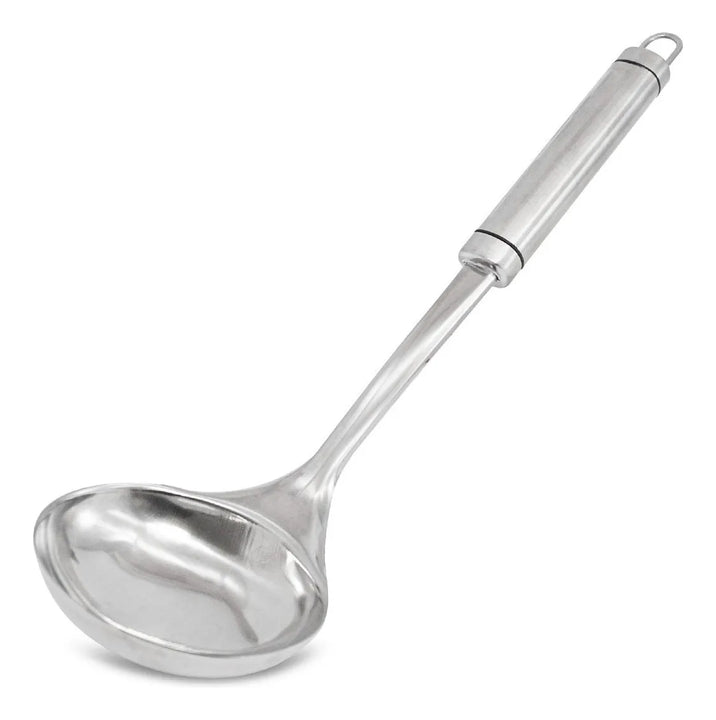 Cucharon De Acero Inoxidable Premium Salsa Sopa Color Plateado