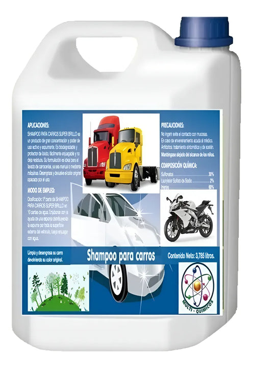 Oferta Champú Para Carros Motos Etc Galón Despacho Inmediato