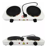 Estufa Electrica Premium 2 Puestos Blanco