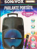 Parlante Cabina Sonivox 12 Pulgadas + Tripode Negro