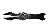 Cuchillo Navaja Táctico Supervivencia Daga Plegable Metal Negro