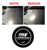 Oxido Cerio 40gr + Limpiavidrios + Paño