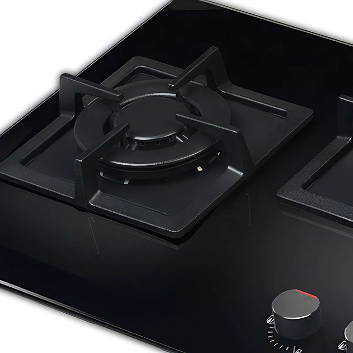 Estufa de Empotrar Vidrio Templado Cuatro Puestos 100 cm Gas Natural