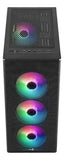 Gabinete Gamer Aerocool Designer 4 Ventiladores Argb Color Negro