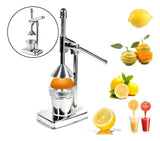 Exprimidor Manual De Jugos Presión Gris Oscuro