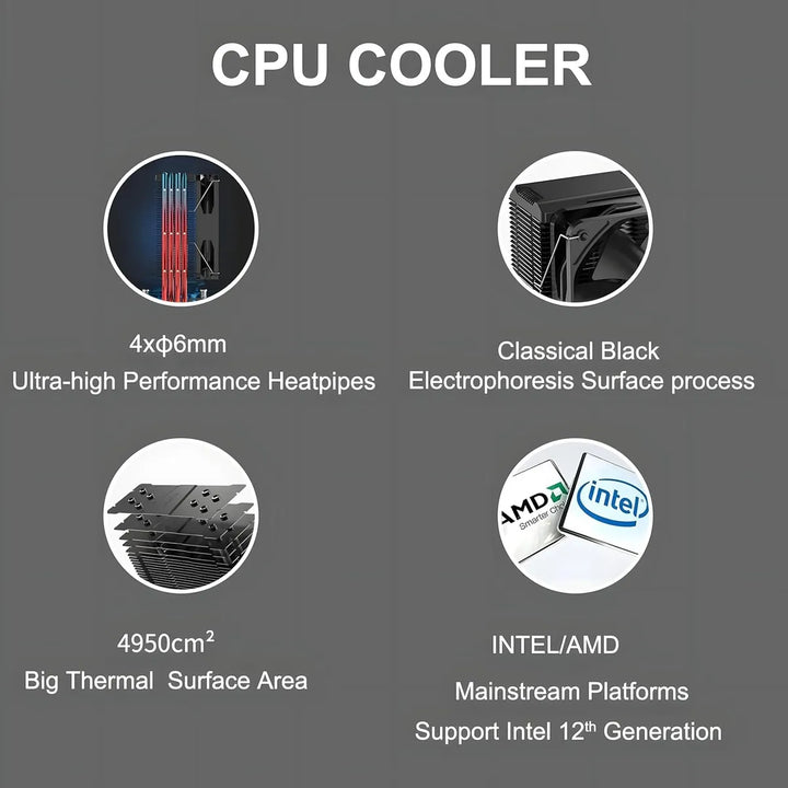 Cooler Para Cpu Paladin Ex400 Pccooler Para Amd E Intel